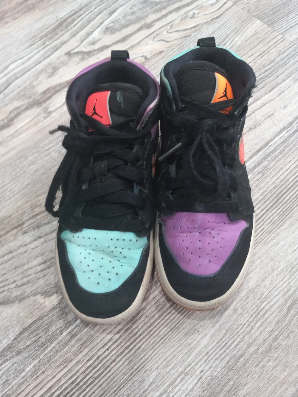 Nike Air Jordan Kids Candy Neon Colors Youth Shoes Sneakers Sz 12C